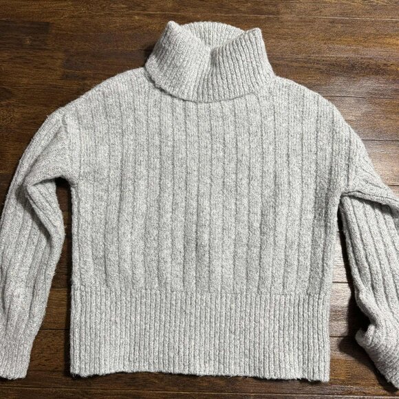William‎ Rast Womens Size Small Gray Wool Blend Knit Turtleneck Sweater - Picture 1 of 16